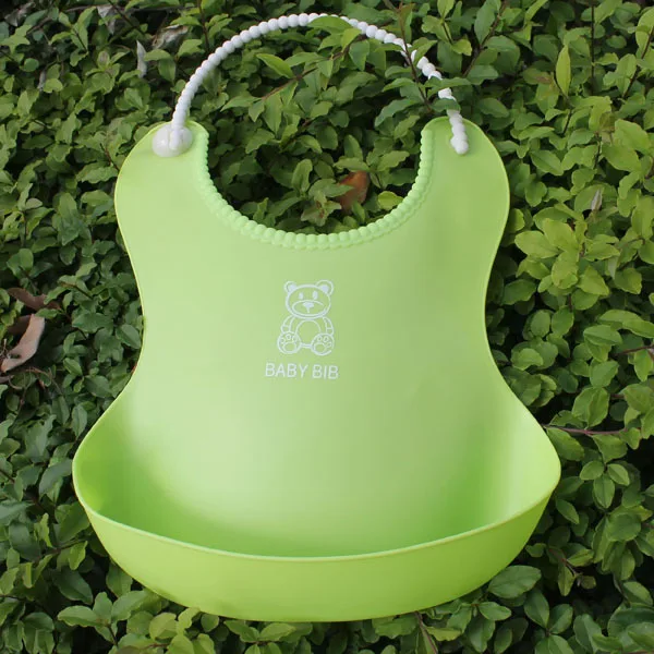 Силиконовый слюнявчик для новорожденных водонепроницаемый стерео | Детская