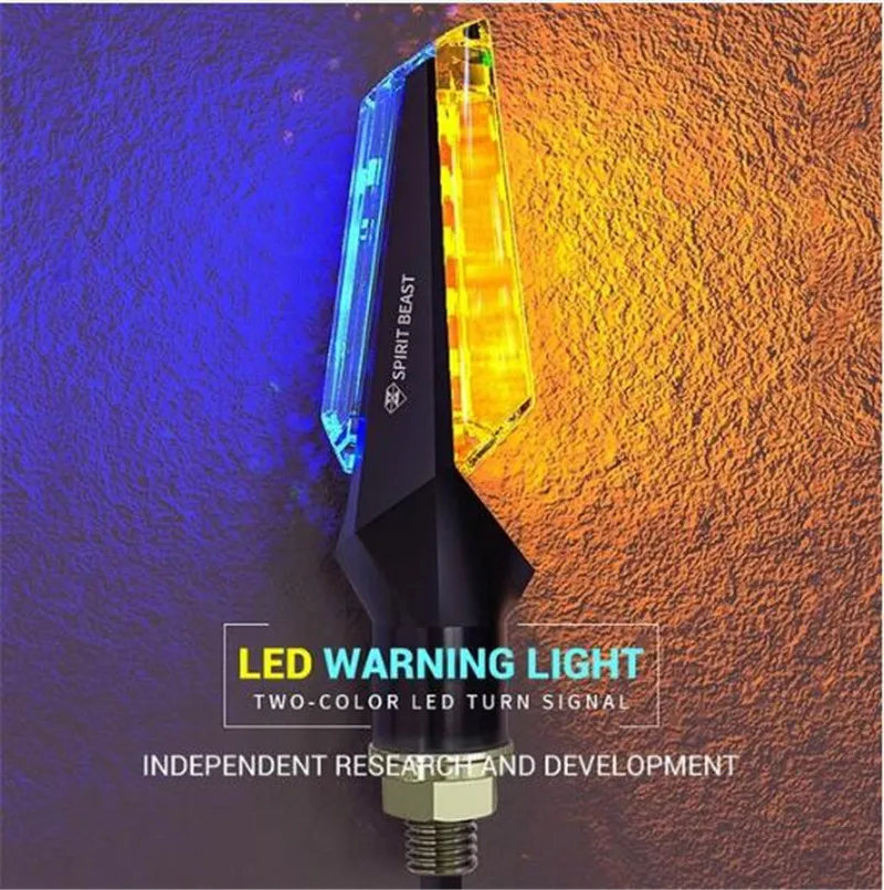 Сигнальные лампы SPIRIT BEAST для мотоцикла модифицированные аксессуары светодиодный