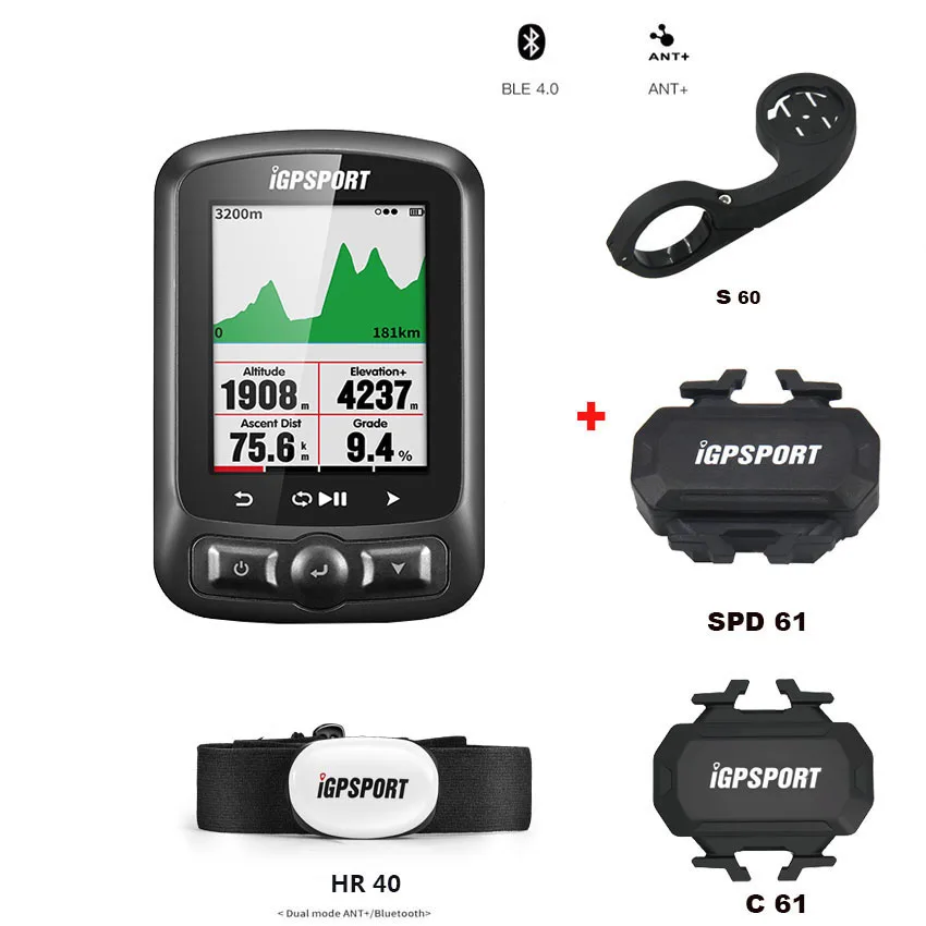 Group 9 I gps порт 618 цветной экран компьютер ANT+ gps веломайка для велосипеда Ciclismo Bluetooth беспроводной Секундомер Велосипедный спидометр - Цвет: Group 9