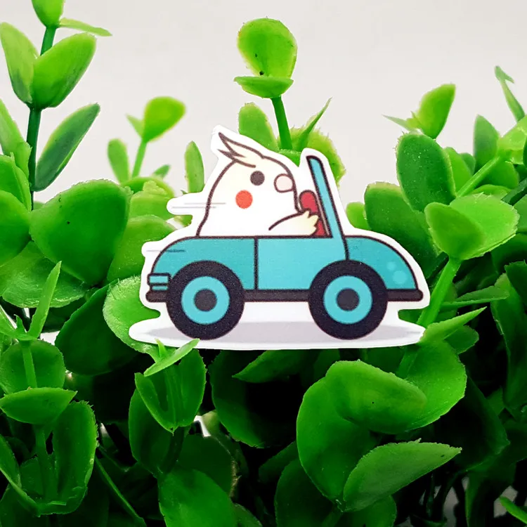 

40pcs/bag Birds love to speak Animal album Scrapbook waterproof decoration stickers DIY Handmade Gift Scrapbooking sticker