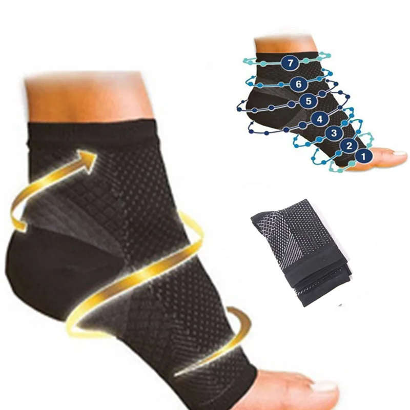 2 шт. комфорт ног против усталости компрессионный рукав Снимает отеки