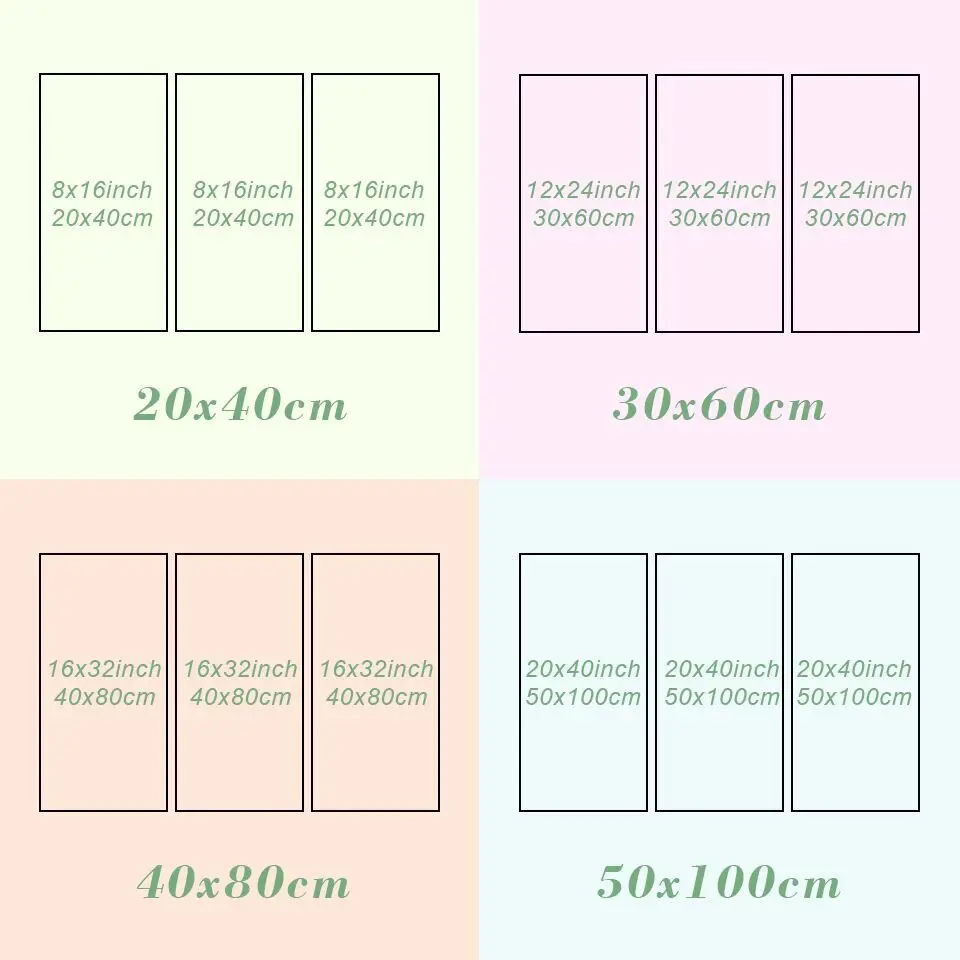 

Canvas Painting All kinds of fresh fruit 3 Pieces Wall Art Painting Modular Wallpapers Poster Print for living room Home Decor