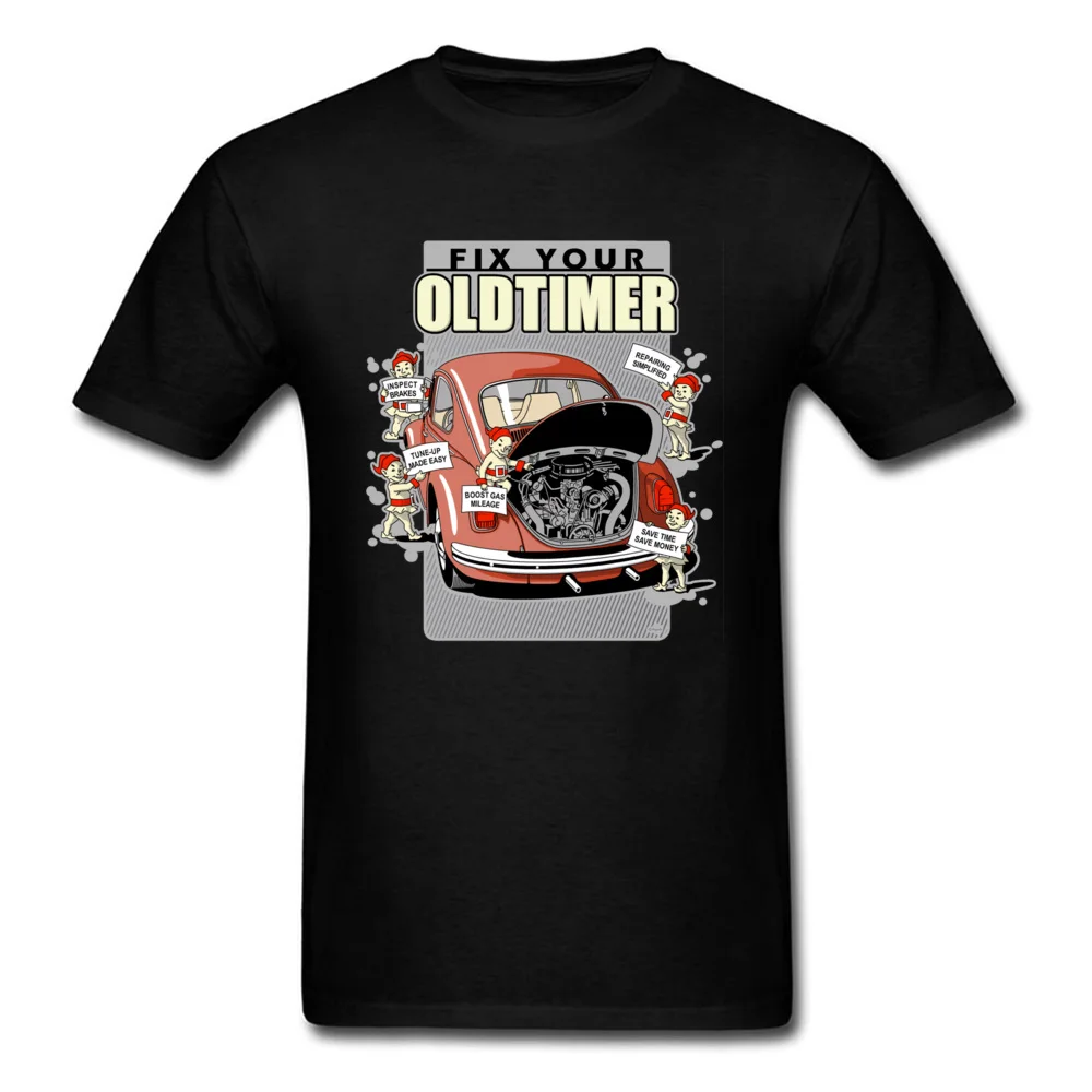 Fix Your Oldtimer мужские рубашки в стиле рокабилли Забавный дизайн мультфильм Бадди