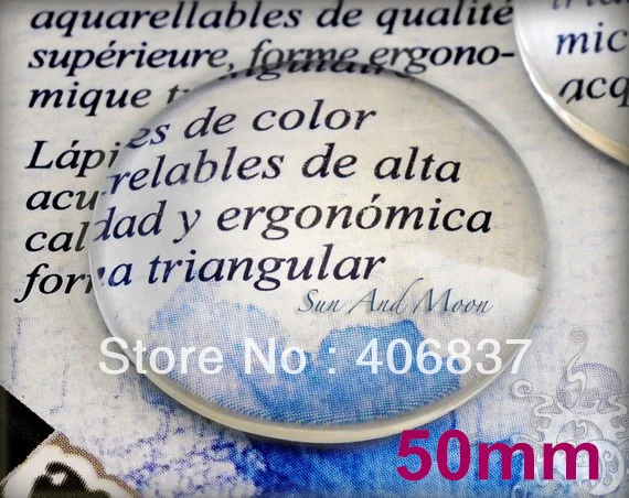 

Круглое прозрачное увеличительное стекло с кабошоном, хорошее качество, диаметр 50 мм, 10 шт./лот