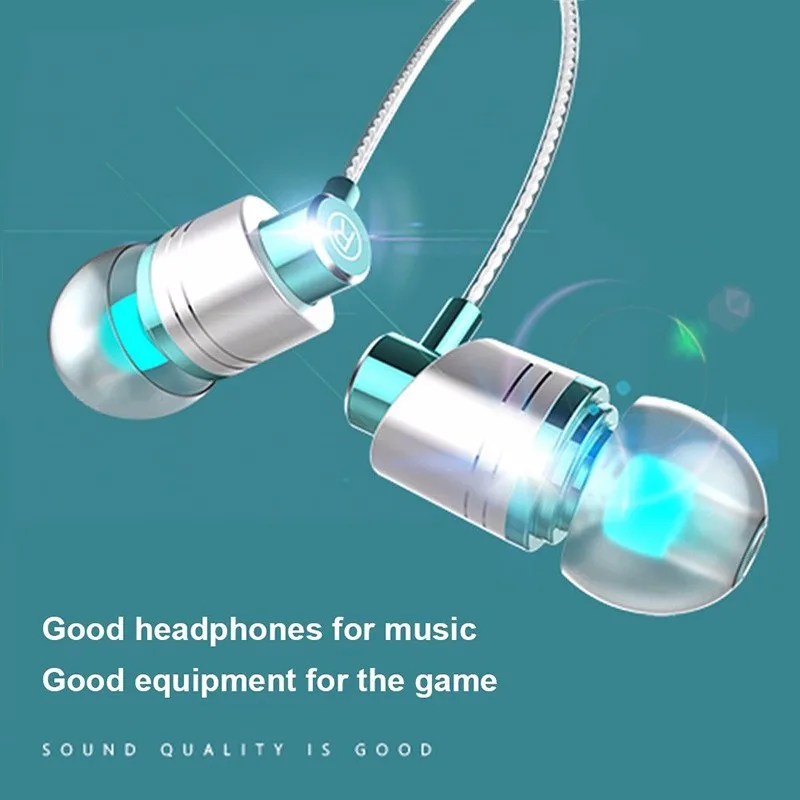 MISR JM21 наушники в ухо красочные Hifi бас с микрофоном Микрофон для мобильного