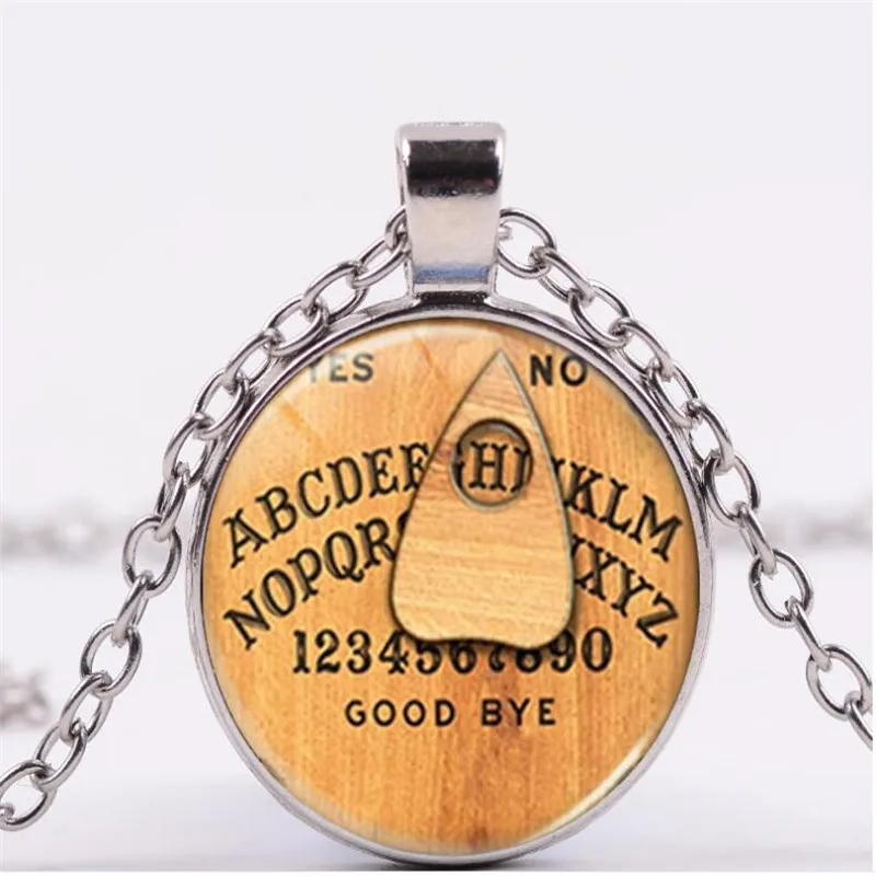 

Selling! Ouija Board Psychic Glass Pendant Necklace Wholesale Fashion Jewelry Men's and Women's Gifts