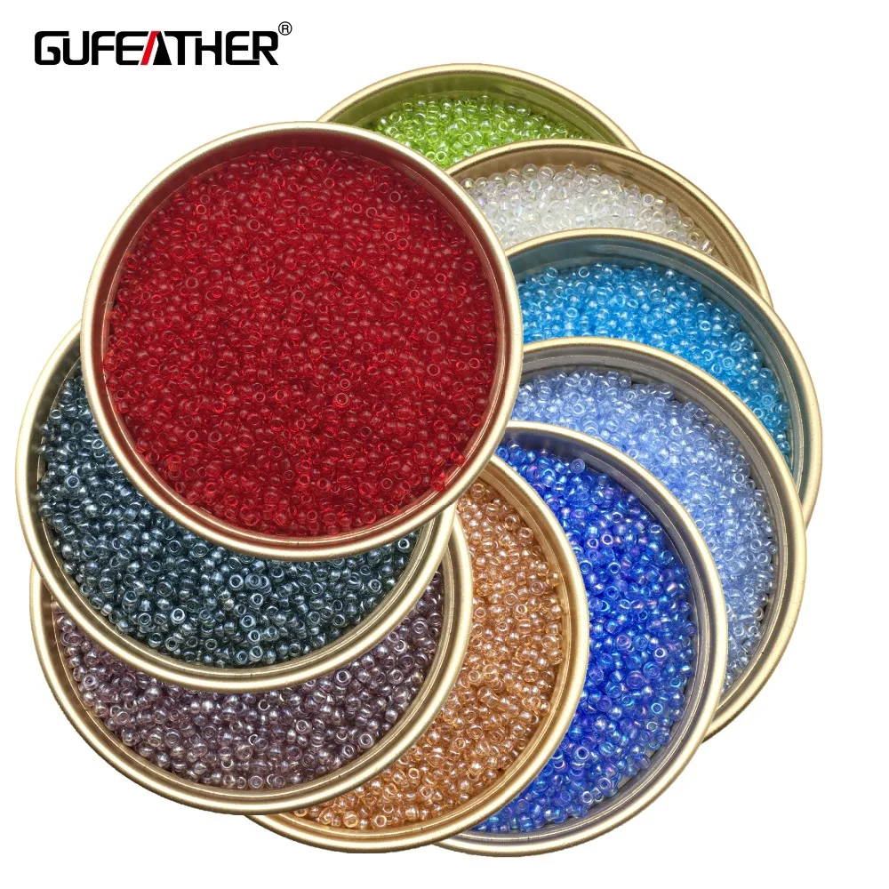 GUFEATHER Z88/2 мм бусины со сквозными отверстиями/ювелирные изделия бусины/цветной