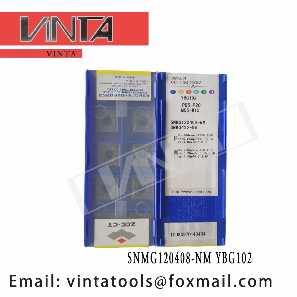 

high quality 10pcs/lots YBG102 SNMG120408-NM cnc carbide turning inserts