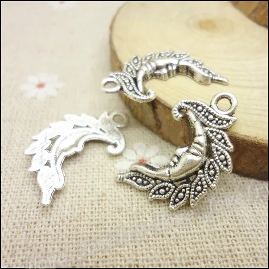Подвеска в виде Луны из тибетского серебра и цинкового сплава 20 шт.|jewelry guitar|findings