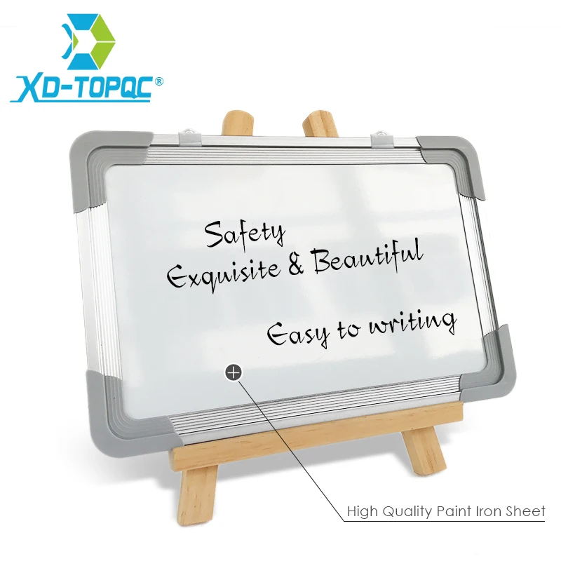 Белая двухсторонняя магнитная доска PW01 белая деревянная мольберт с имитацией