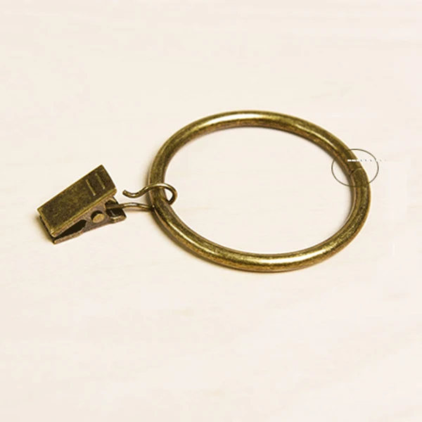 Горячая Распродажа сверло украшение занавес клип кольцо 3 8 см диаметр латунь