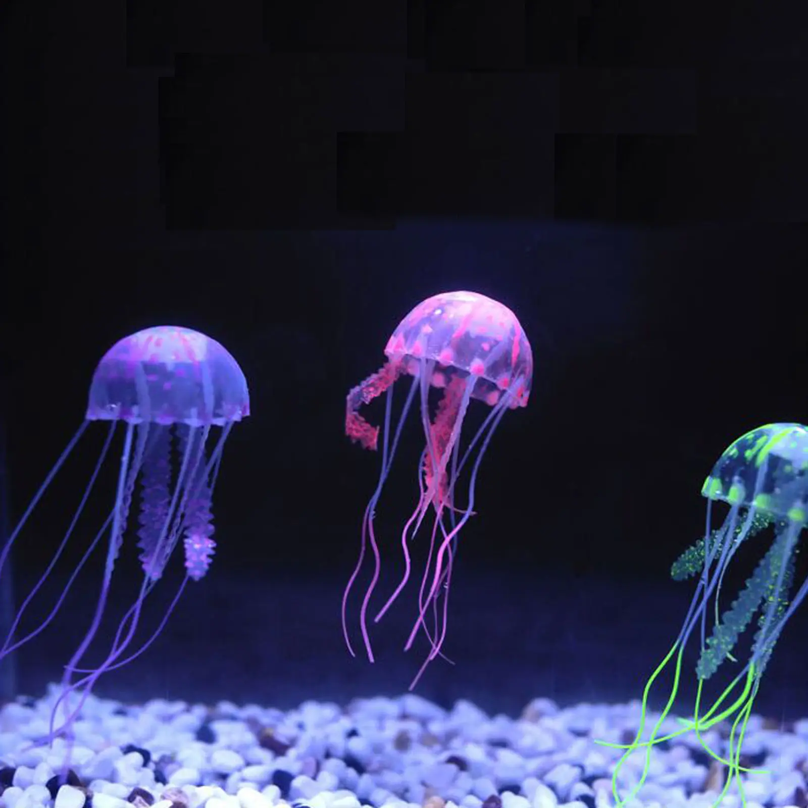 5 см светящийся эффект Искусственный Медузы аквариумный Aquario украшение для