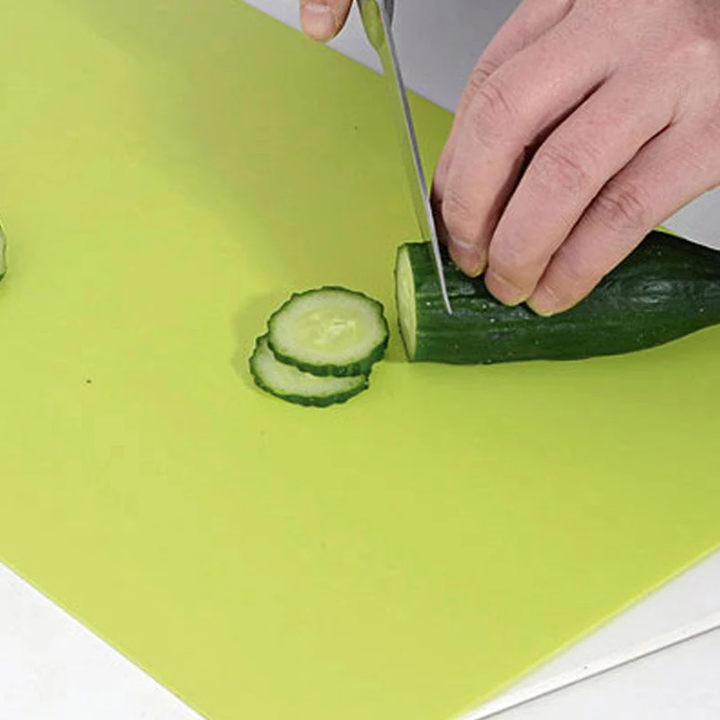 1pcs Kitchen Cutting Board Fat Detergent Class Mini Rectangular Anti - Skid Fruit And Vegetable Panel |