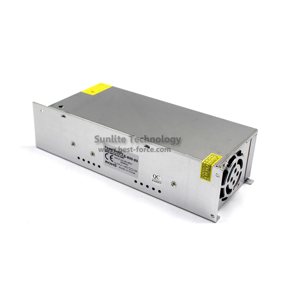 Переменный импульсный источник питания DC80V 10A 800W трансформатор 220V AC DC 80V SMPS