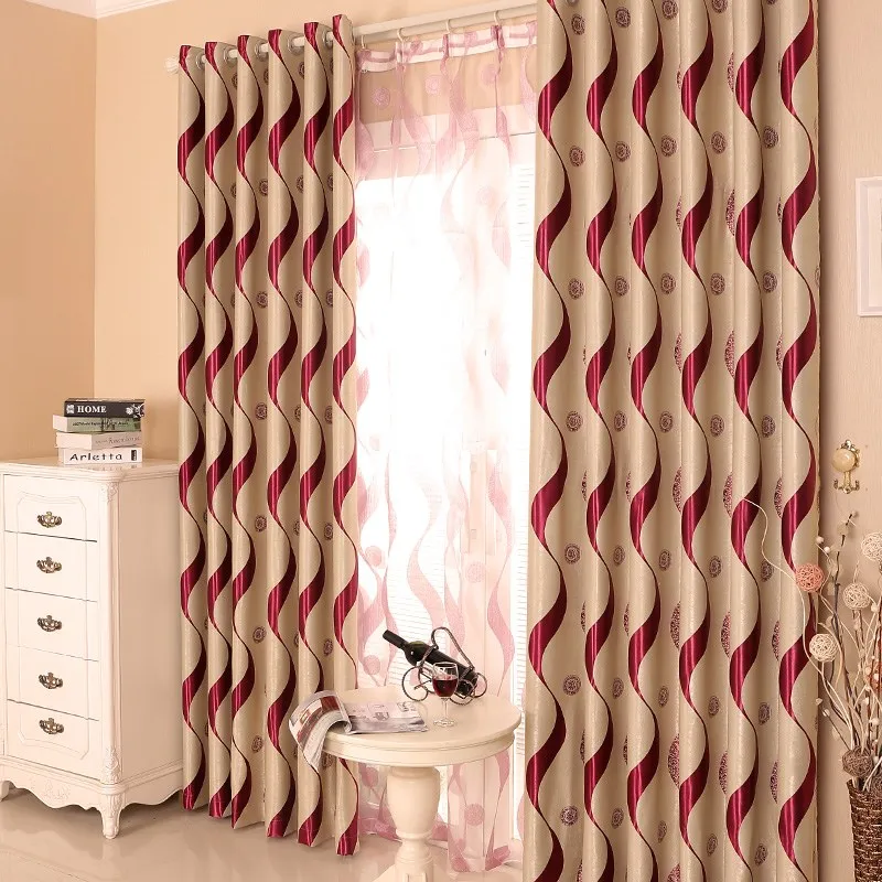 Высокое Качество Европейского Готовой Продукции Гостиная Занавес Окна