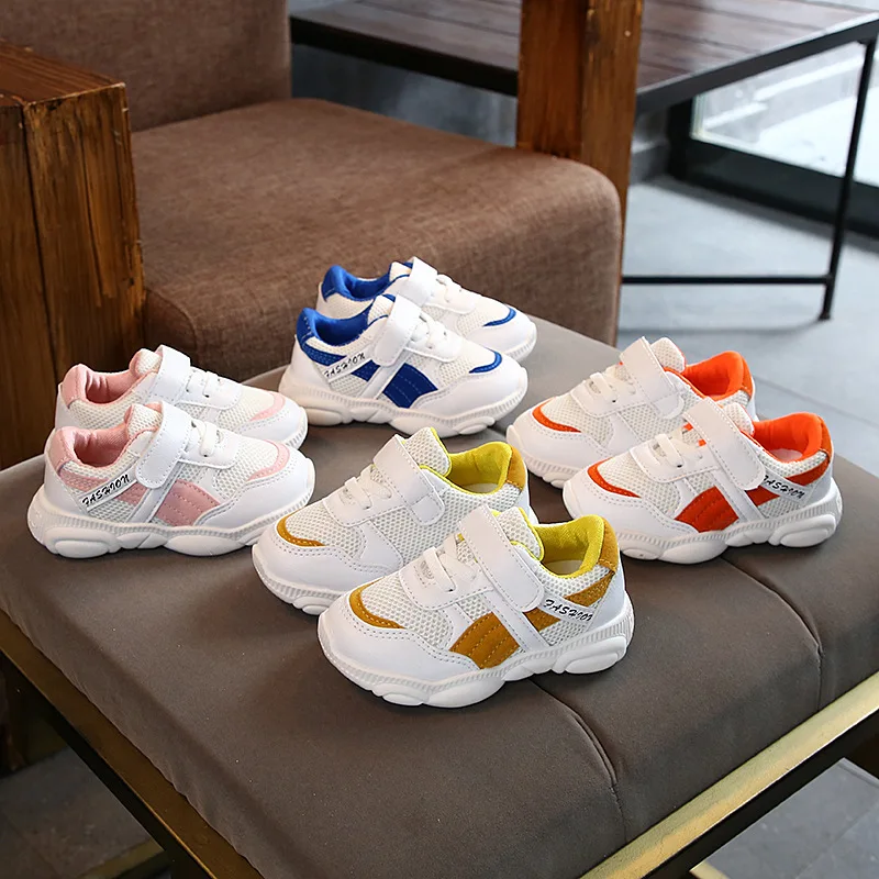 autumn air mesh breathable sport shoes for baby boys girls toddler net casual children sneakers panda no slip basket femme 2019 | Детская