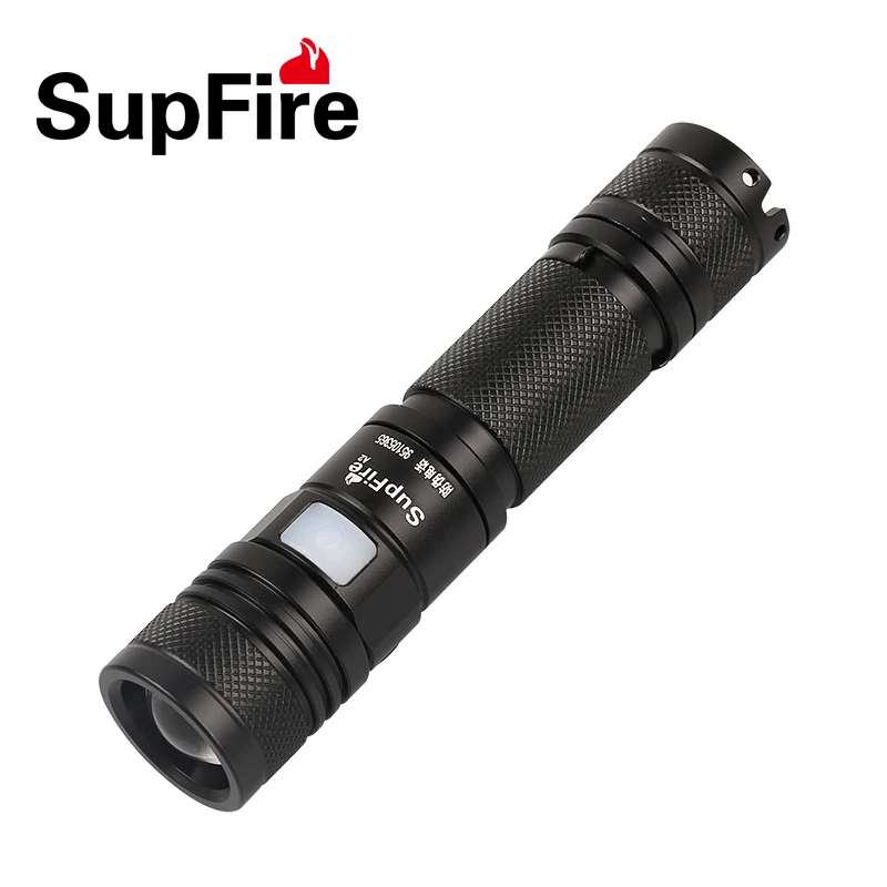 Оригинальный Supfire A2 Мини светодиодный фонарик CREE XM L L2 1200LM USB масштабирования