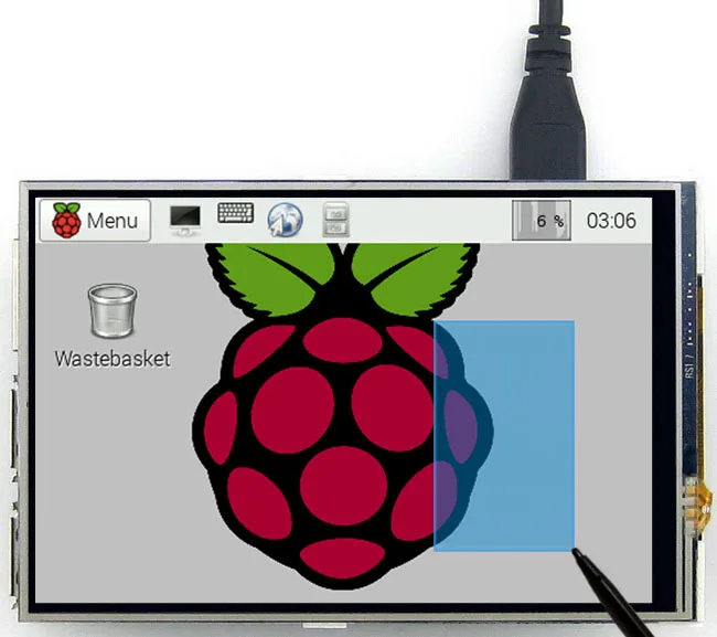 Raspberry Pi 3 model B/4B/2B/B +/A +/B 4-дюймовый модуль ЖК-дисплея 480*320 с сенсорным экраном |