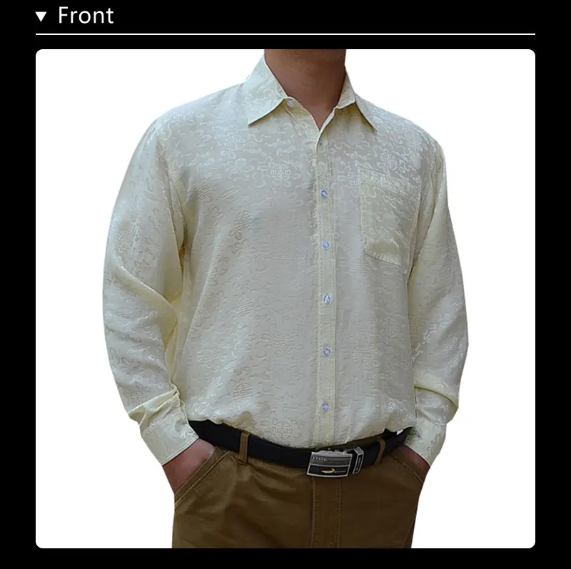 5 цветов, натуральный шелк, мужская рубашка, драконий жаккард, chemise homm camiseta masculina camisa masculina LT380