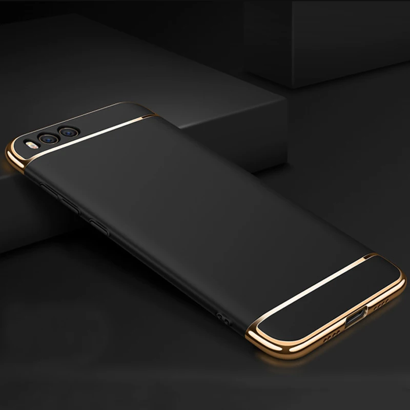 Роскошный Золотой Жесткий пластиковый Чехол YUETUO для телефона чехол xiaomi mi6 mi 6 3 в 1
