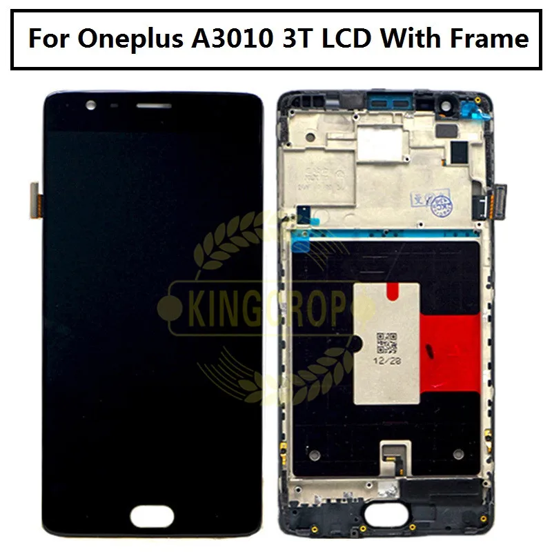 Oneplus 3T ЖК-дисплей сенсорный экран FHD 5," дигитайзер сборка замена аксессуар для One plus A3010 A3000 3 три