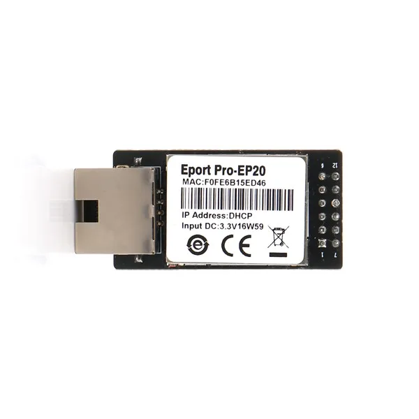 HF E port Pro-EP20 Linux    TTL   Ethernet   DHCP 3, 3 V TCP IP Telnet CE