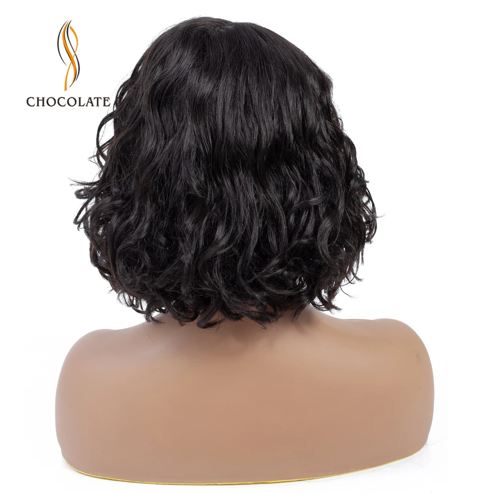 Короткие парики фея бразильские человеческие волосы Remy индивидуальный парик на