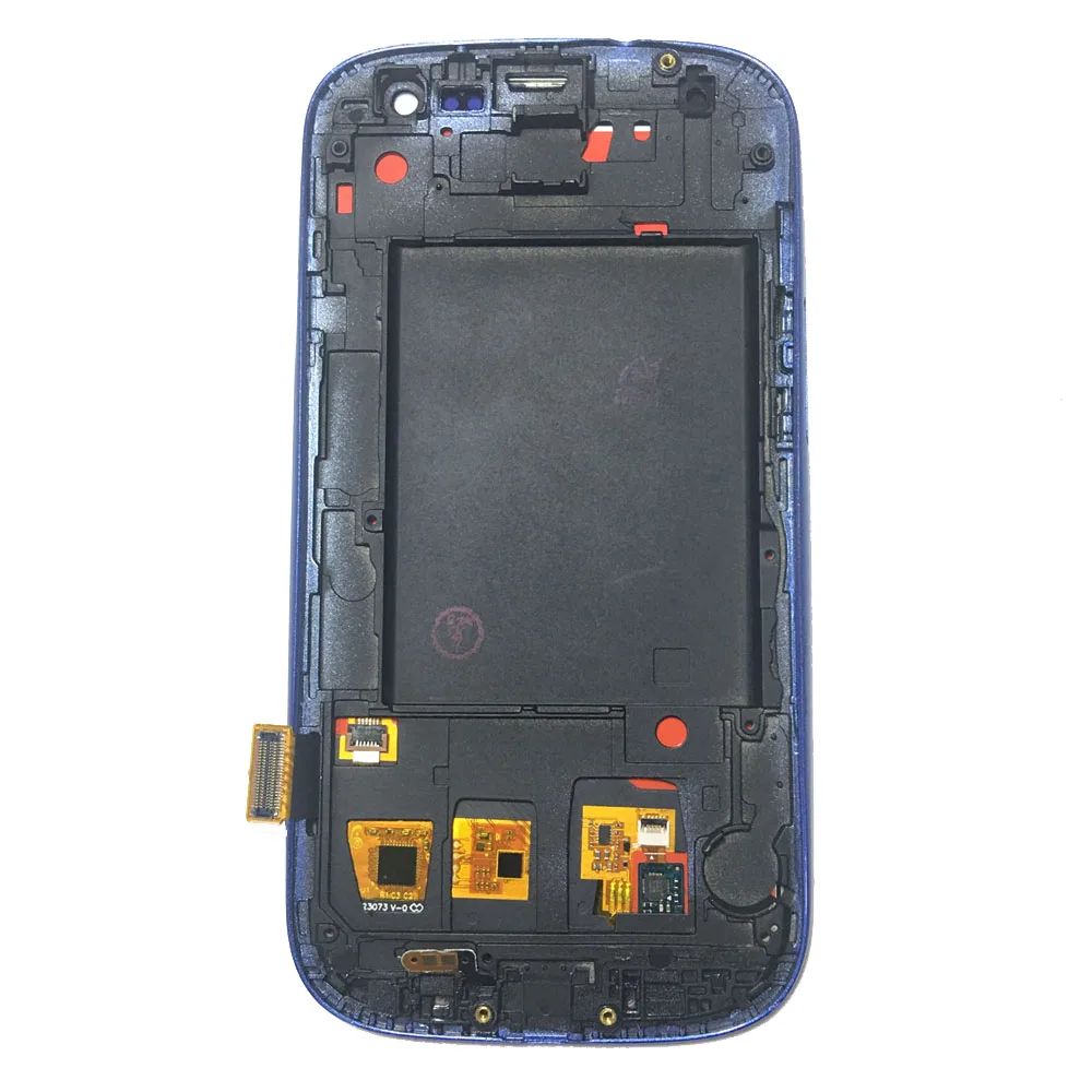 Для SAMSUNG Galaxy S3 i9300 ЖК-экран с рамкой Замена для SAMSUNG Galaxy S3 i9300 i9300i i9301 i9305 i535 lcd