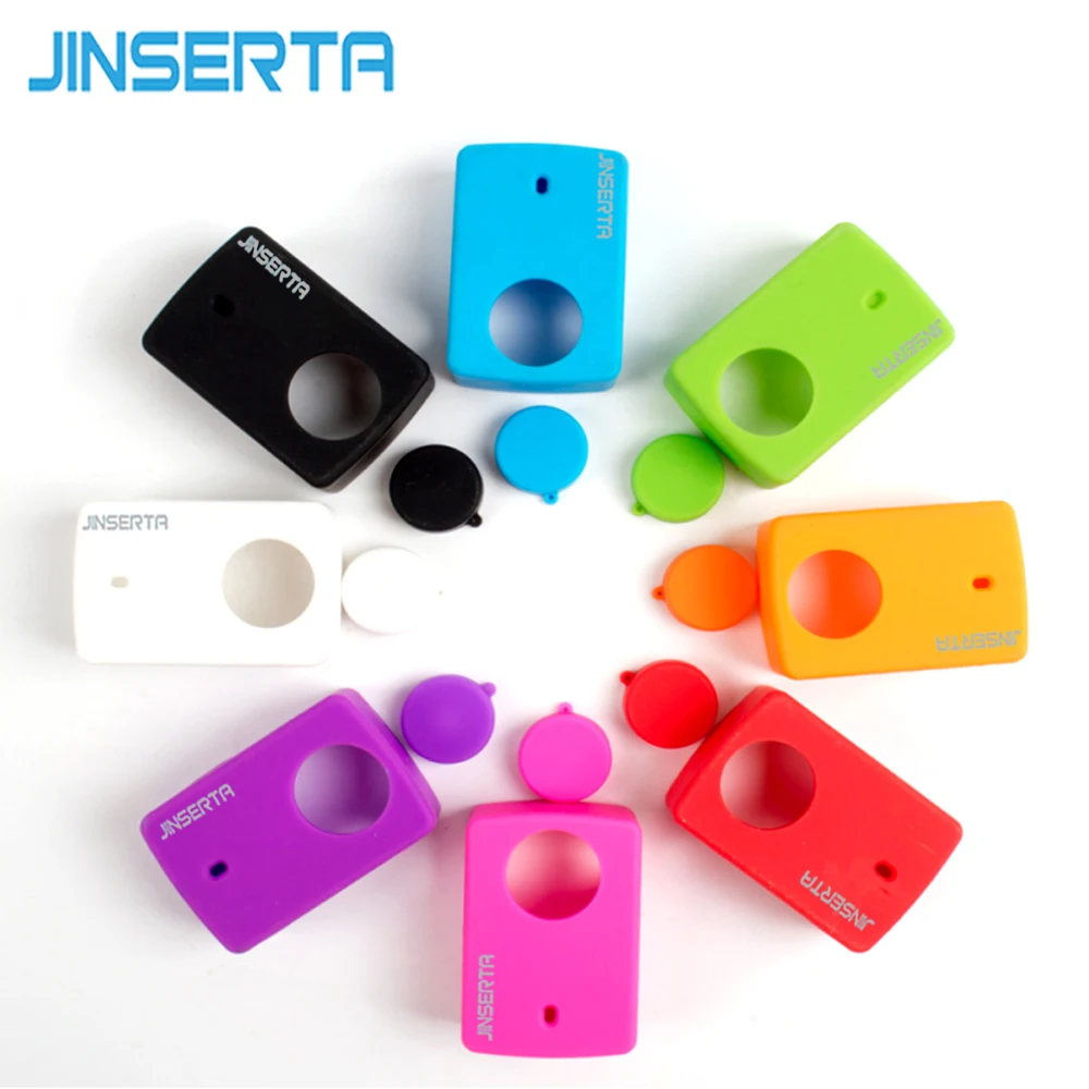 Аксессуары для экшн камеры JINSERTA силиконовый чехол xiaoyi 2 + объектива резиновый xiaomi