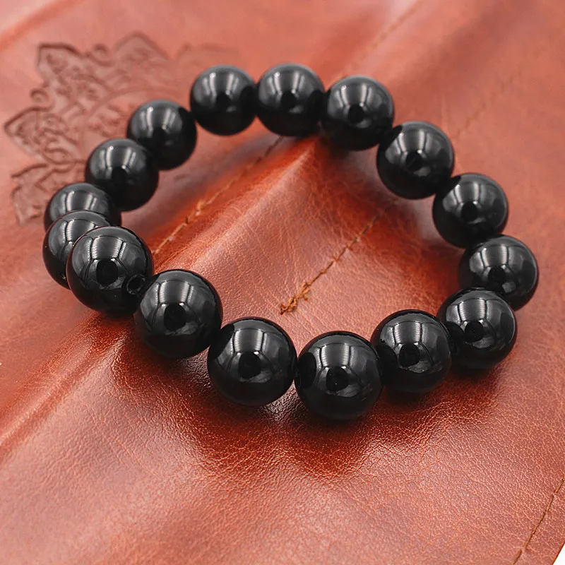 Браслет Yanting из натурального черного оникса ювелирные изделия для женщин и