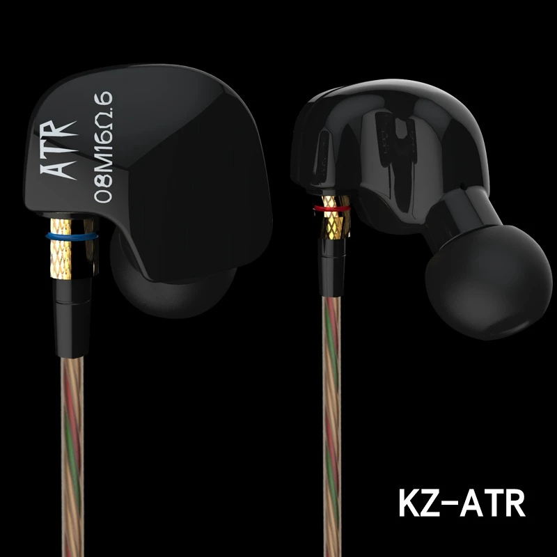 KZ ATR наушники бас Спорт гарнитура Mobile Music наушник HiFi с микрофоном гарнитуры для