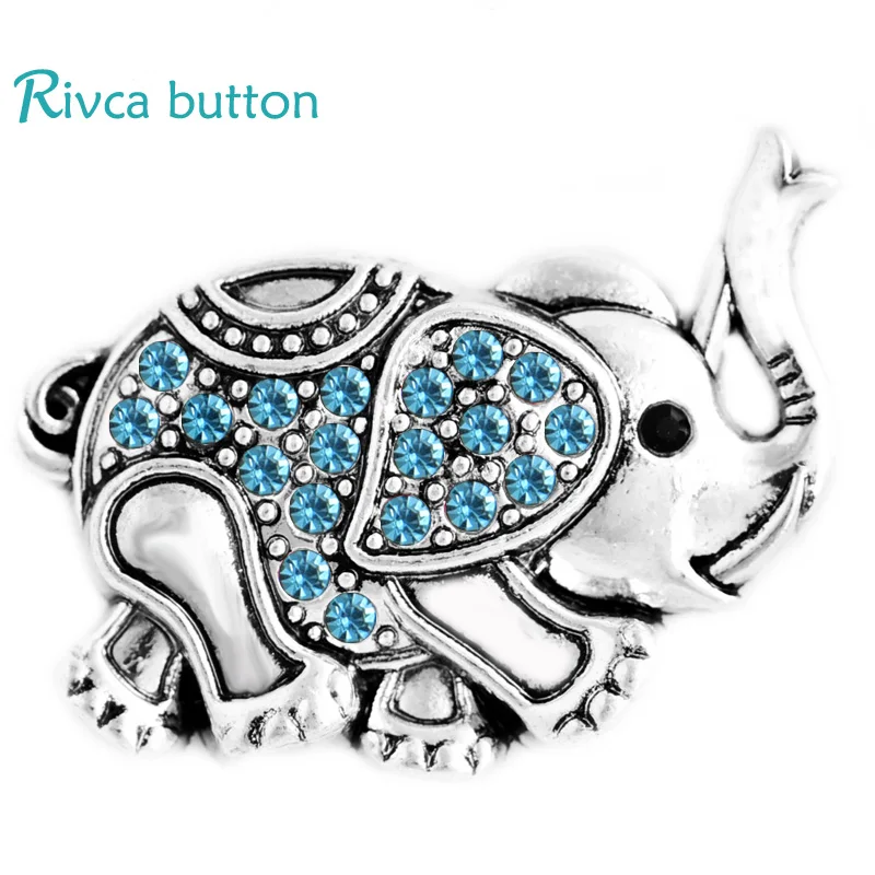 Ювелирные изделия Rivca Новое поступление металлический слон стразы