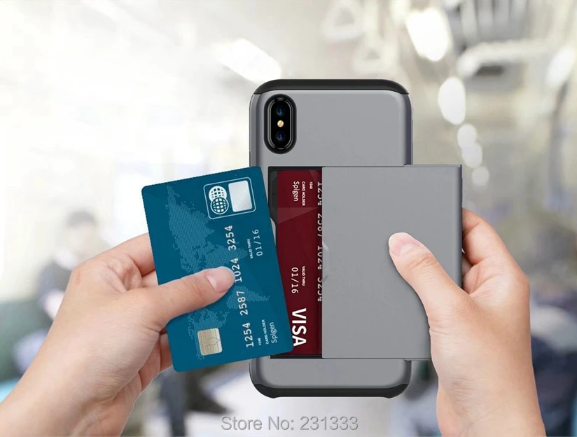 Чехол для Iphone X IphoneX Traveller Brush Hybrid Armor TPU PC жесткий чехол с подставкой и отделением ID