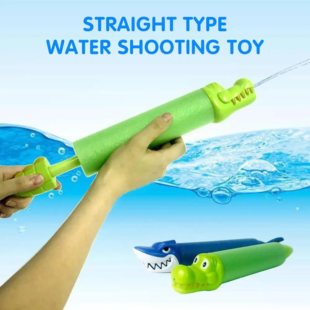 

33cm Water Guns Kids Toys Pistol Blaster Outdoor Games Swimming Pool Shark Crocodile Squirter Toys For Children 2019 Summer