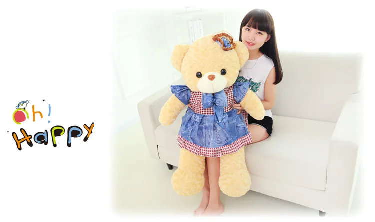 

lovely bear plush toy large 80cm bear soft pillow, Christmas gift F006