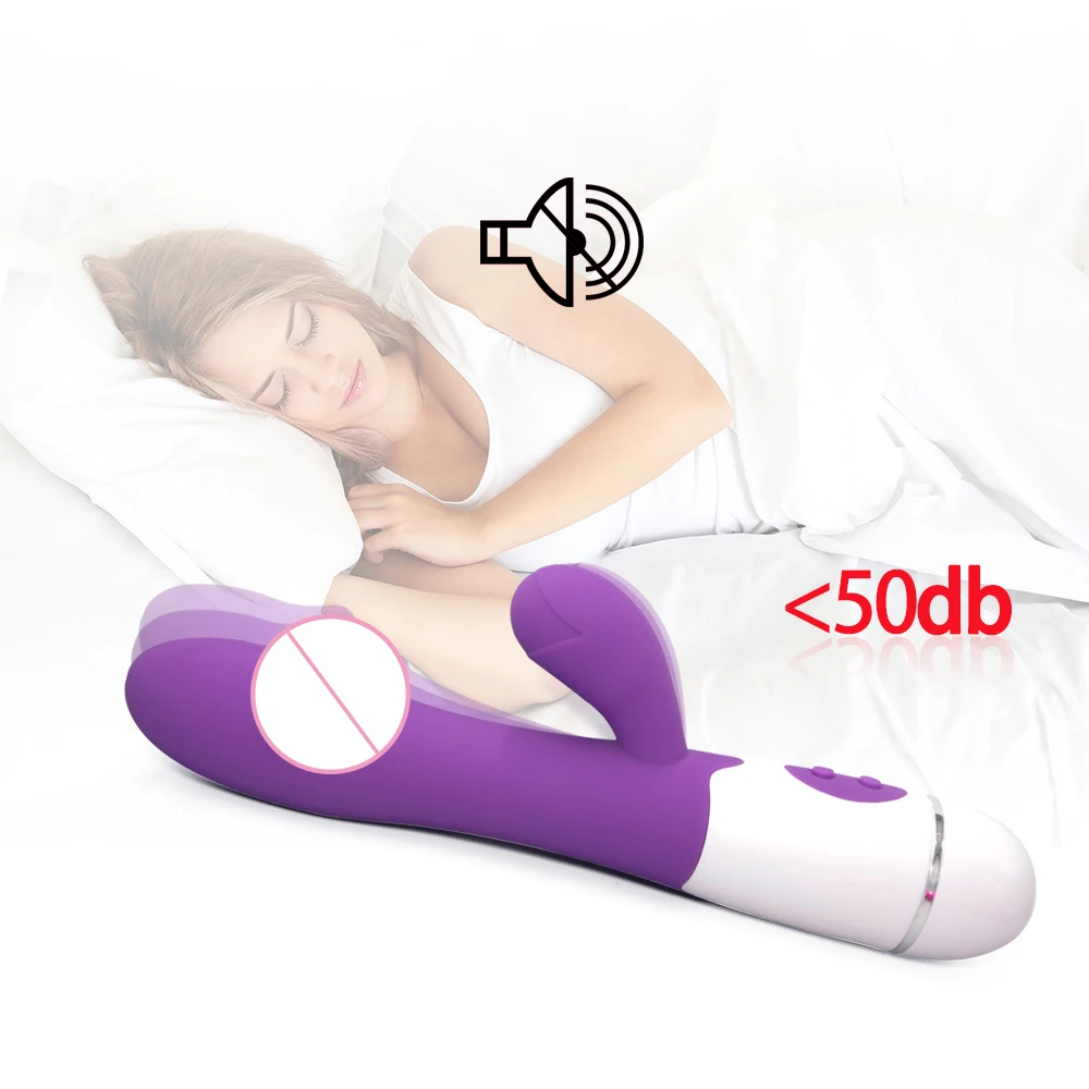 Кролик вибратор Клитор стимуляция Вагина двойной вагинальный палочка массажер G