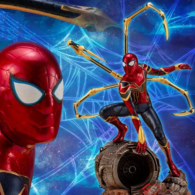 22 см Marvel Мстители супер герой Человек-паук экшн фигуры игрушки ПВХ вдали от дома