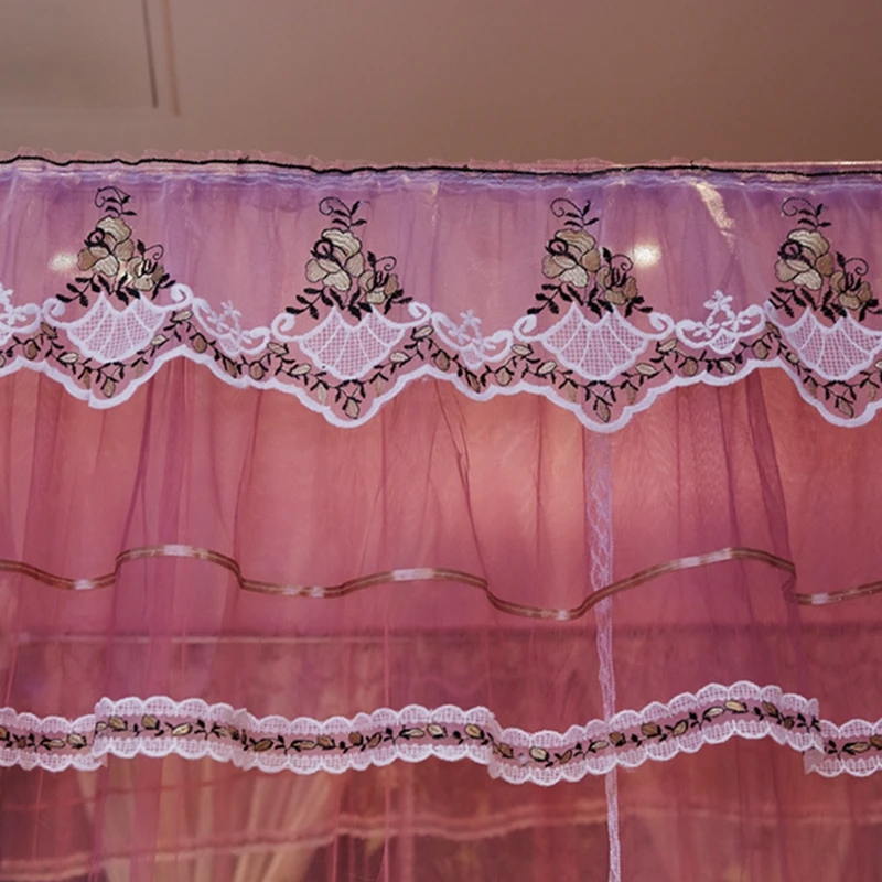 Роскошный комплект постельного белья в дворцовом стиле кружевная квадратная