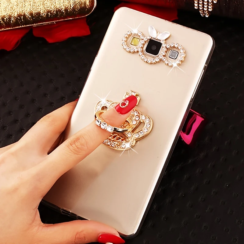 

For LG V30 Q6 Q7 Q8 K11 V30S V40 G7 Case Luxury Glitter Diamond Stand Clear Soft Silicone Cover For LG X Power 3 2 Stylus Plus