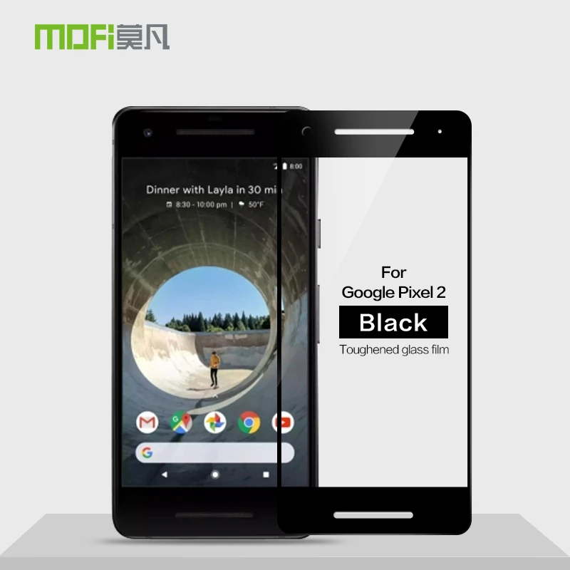Для Google Pixel 2 (5 0 '') закаленное стекло MOFi полное покрытие Защитная пленка для