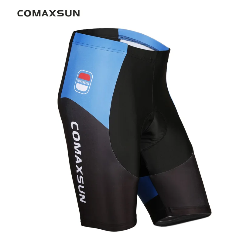 Blue Black COMAXSUN велосипедные шорты 5D гель Мягкий противоударный MTB велосипед велосипедные Шорты Ropa Ciclismo колготки - Цвет: Blue Black