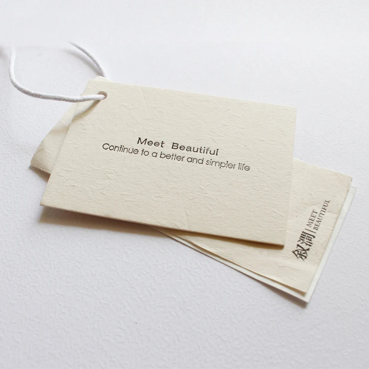 Ручная подвесная бирка из крафт-бумаги спасибо Подарочная этикетка для