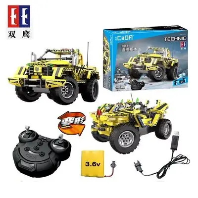 514Pcs H& HXY CADA DHL C61016 C61006 C71002 C51027 Танк спортивный автомобиль инженерный Робот Модель Строительный блок кирпичи игрушки - Цвет: 514Pcs