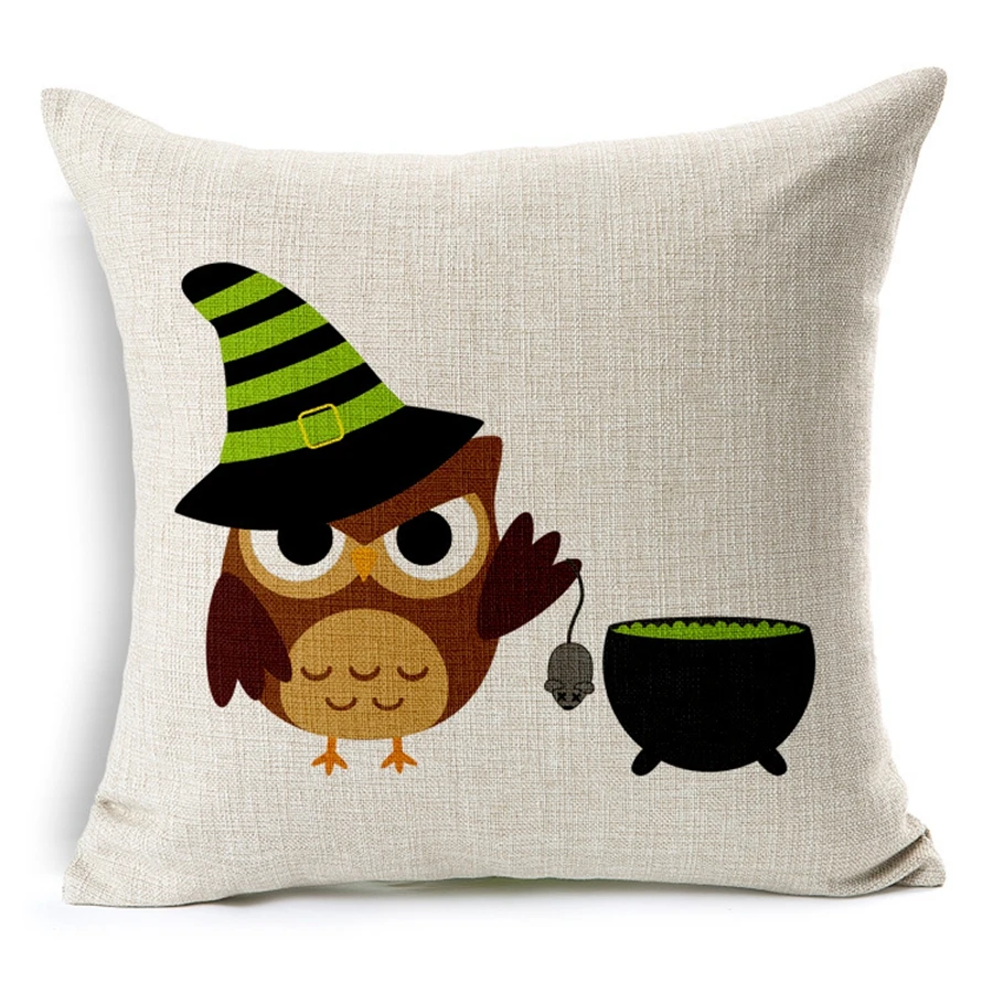 Горячая Распродажа наволочки праздника Хэллоуин тема узор модная сумка в руку