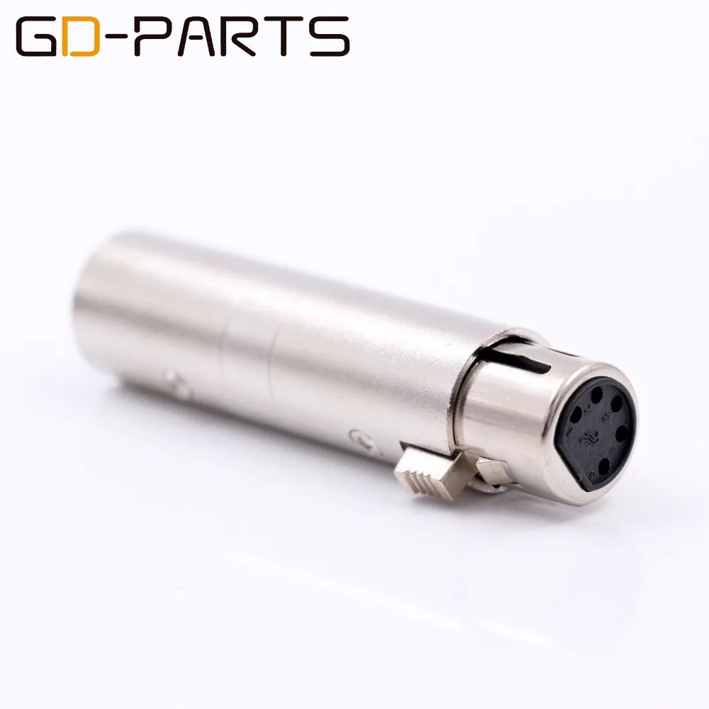 Переходник с гнездовой 5Pin XLR на штекер 3Pin разъем RCA преобразователь для освещения