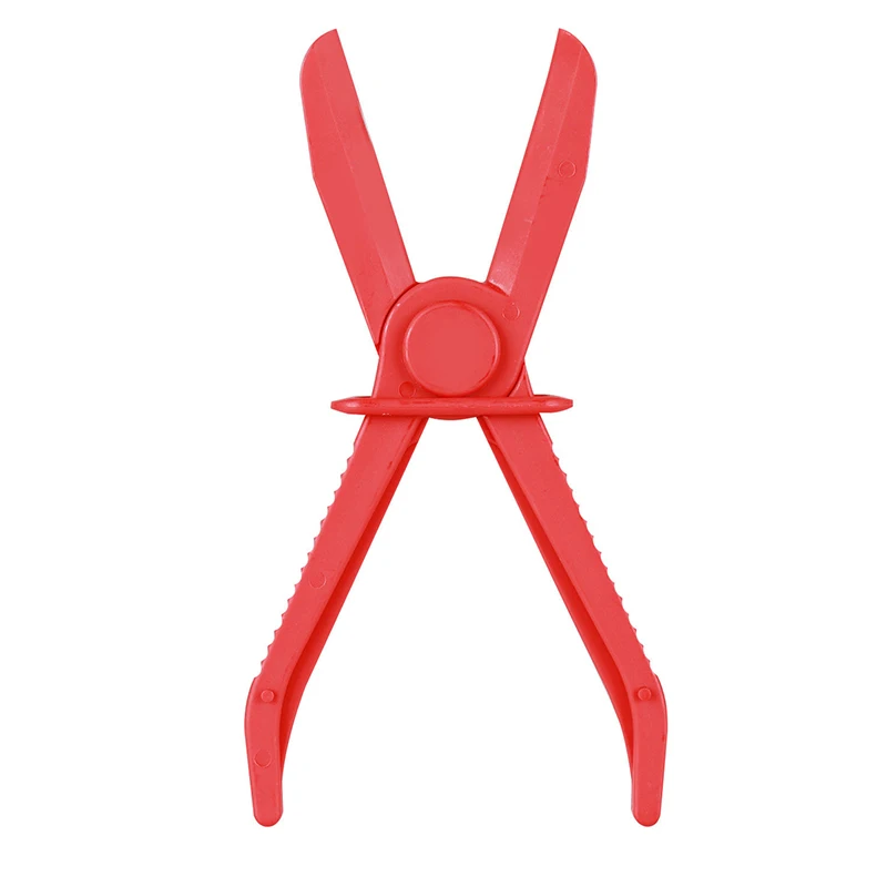 3 шт./компл. красные пластиковые гибкие шланговые зажимы линейный зажим для шланга плоскогубцы Лидер