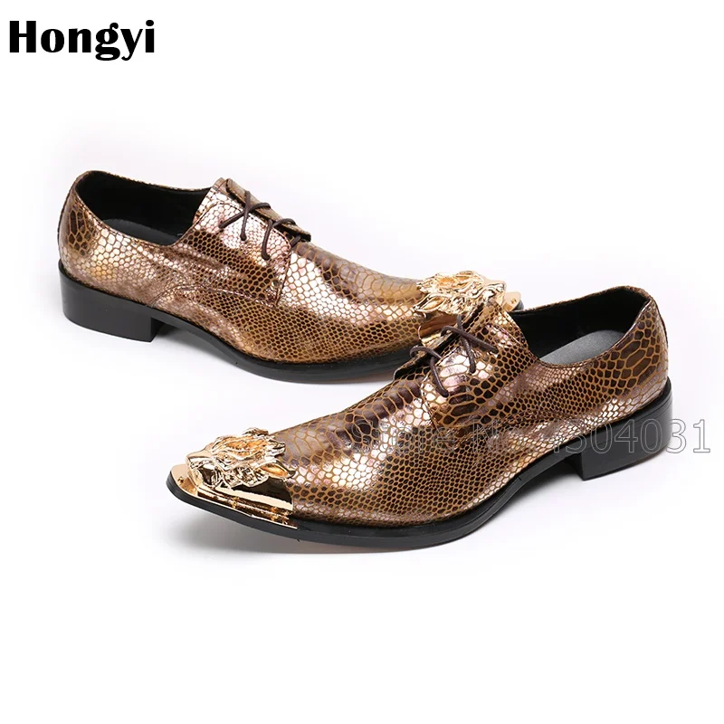 2018 Zapatos Hombre итальянские Модные Мужские модельные туфли из натуральной кожи со