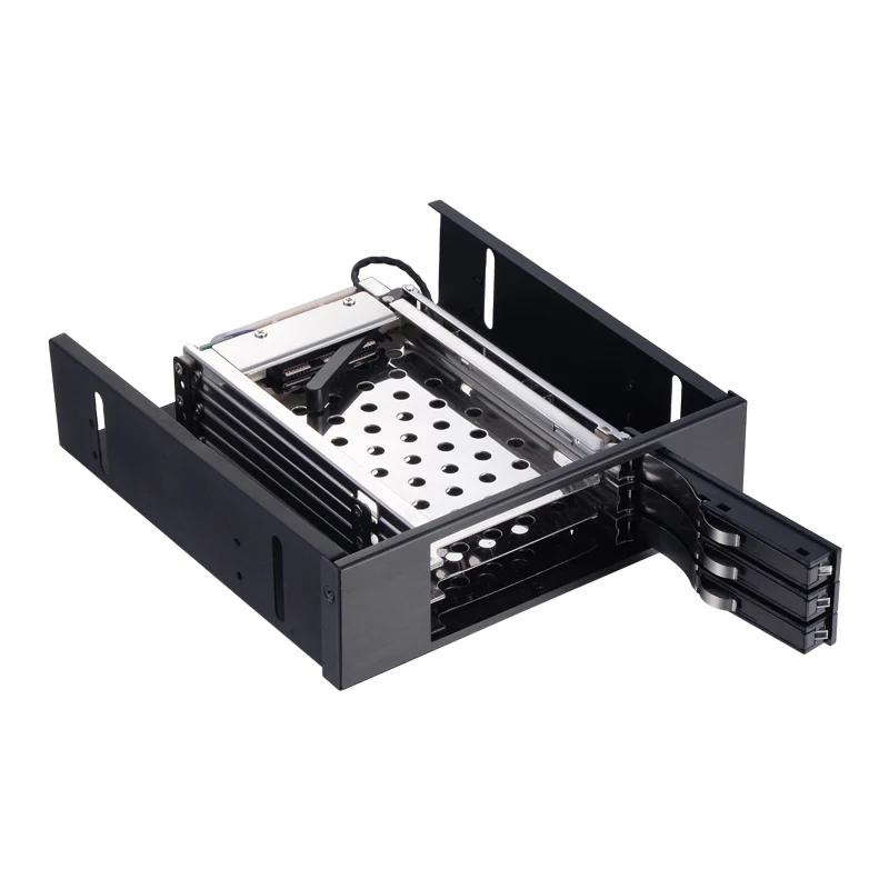 Unеop ST5532 3-Bay 2 5-дюймовый интерфейс SATA HDD SSD мобильный стеллаж для 5 25 дюймового