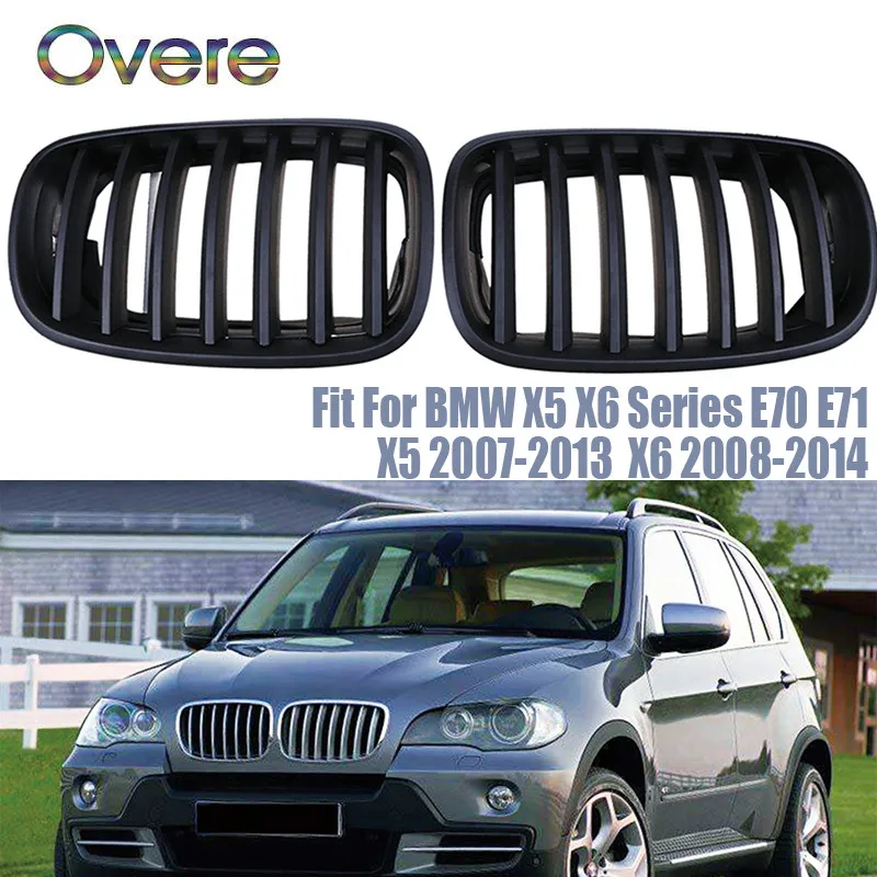 Автомобильный передний бампер OVERE гоночные грили для BMW X5 E70 X6 E71 M