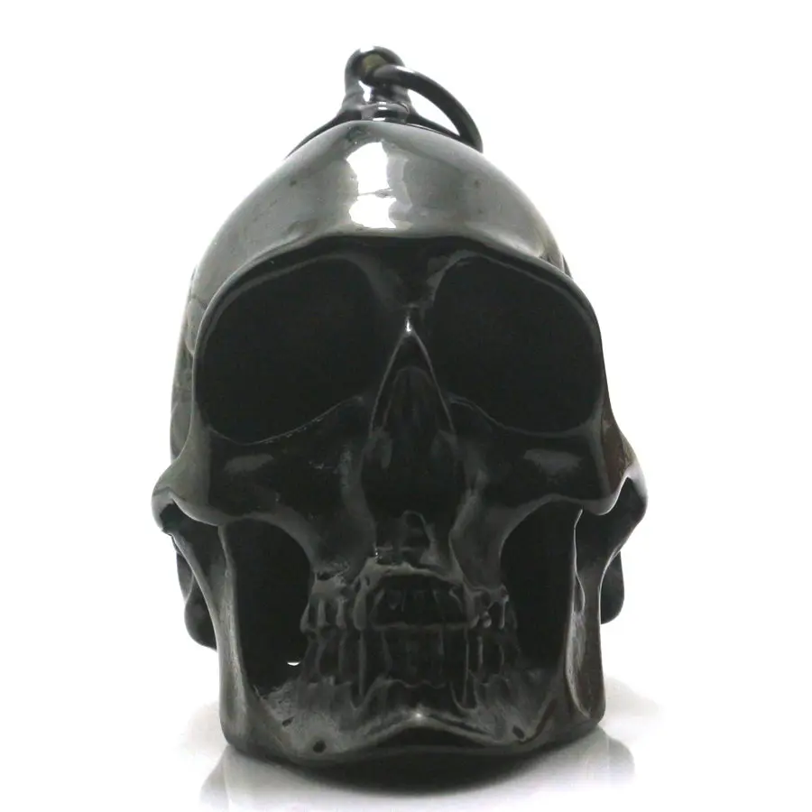 Ghost Rider Heavy Men 316L нержавеющая сталь крутая полировка большой черный байкер кулон